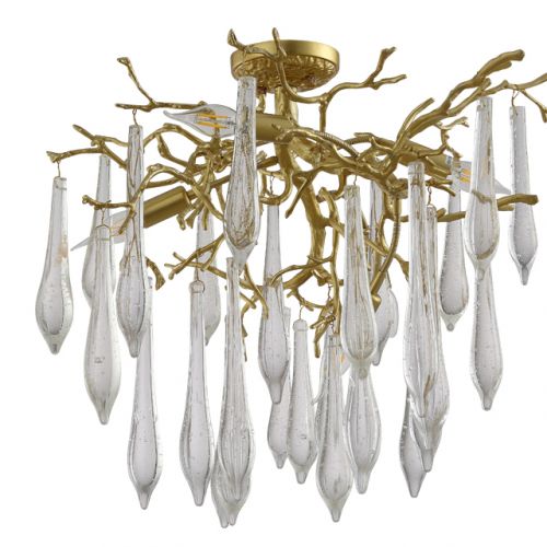 Люстра Crystal Lux REINA PL5 D600 GOLD PEARL